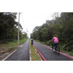 Parque Newton Puppi, em Campo Largo, conta com nova ciclovia